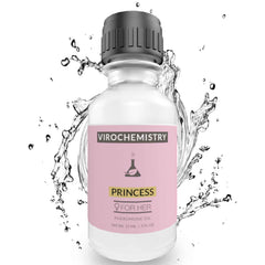 Pheromones For Women (Princess) - Elegant, Ultra Strength Organic Fragrance Body Perfume Oil
