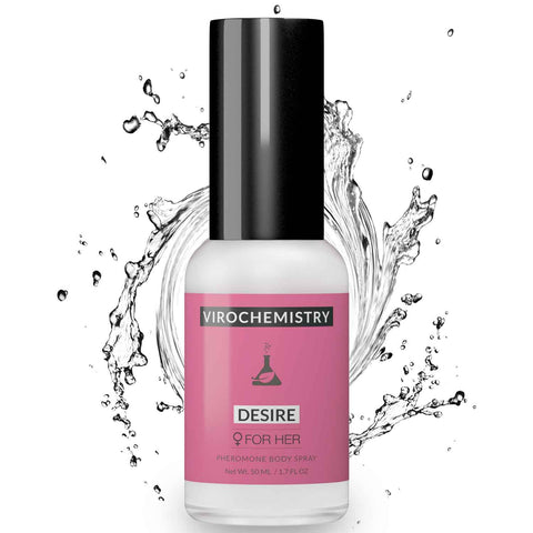DESIRE Body Spray - Elegant, Ultra Strength Organic Human Pheromones Fragrance Body Spray 50mL