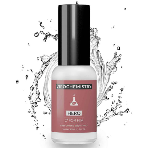 Hero Body Spray - Bold, Extra Strength Human Pheromones Fragrance Body Spray - 50ml