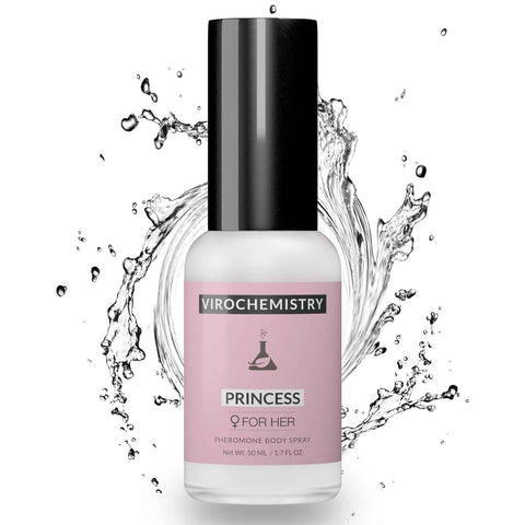 PRINCESS Body Spray - Elegant, Ultra Strength Organic Human Pheromones Fragrance Body Spray 50ml