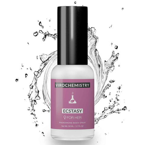 ECSTASY Body Spray - Elegant, Ultra Strength Organic Human Pheromones Fragrance Body Spray 50ml